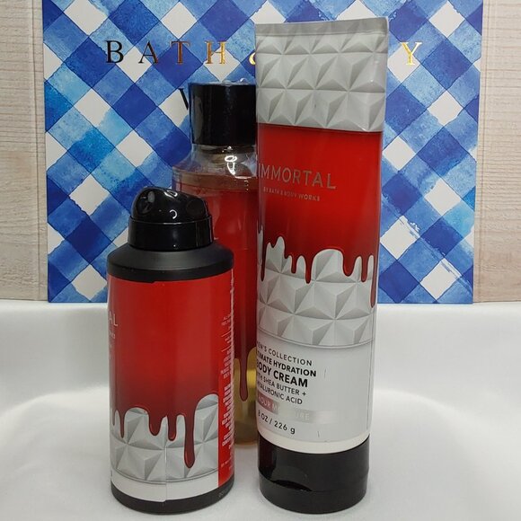 BATH & BODY WORKS 'IMMORTAL' 3-PIECE GIFT SET BODY WASH, LOTION & SPRAY MIST - Picture 3 of 15